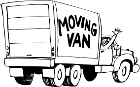 clipart of a moving truck